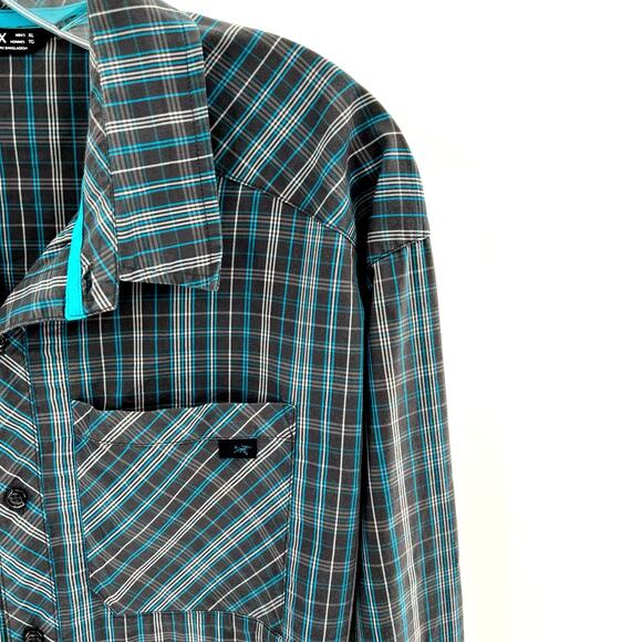 Arctyrex men’s performance plaid button front shirt - Picture 3 of 12